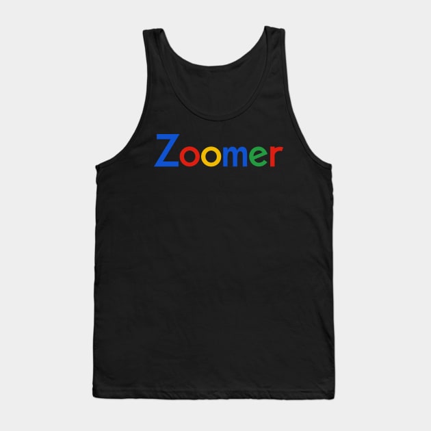 Cool Proud Zoomer Gen Z Slogan Tank Top by BoggsNicolas